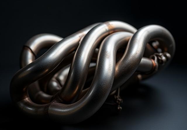 Collecteur d'échappement en acier inoxydable fabriqué sur mesure